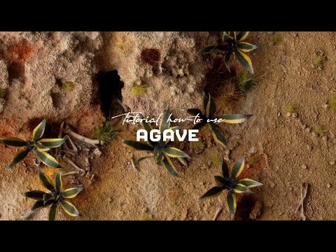 Gamer Grass Agave Laser Cut Plant Set Tutorial
