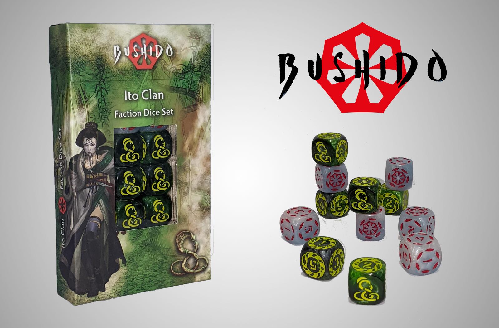 Bushido Ito Clan Faction Dice Set