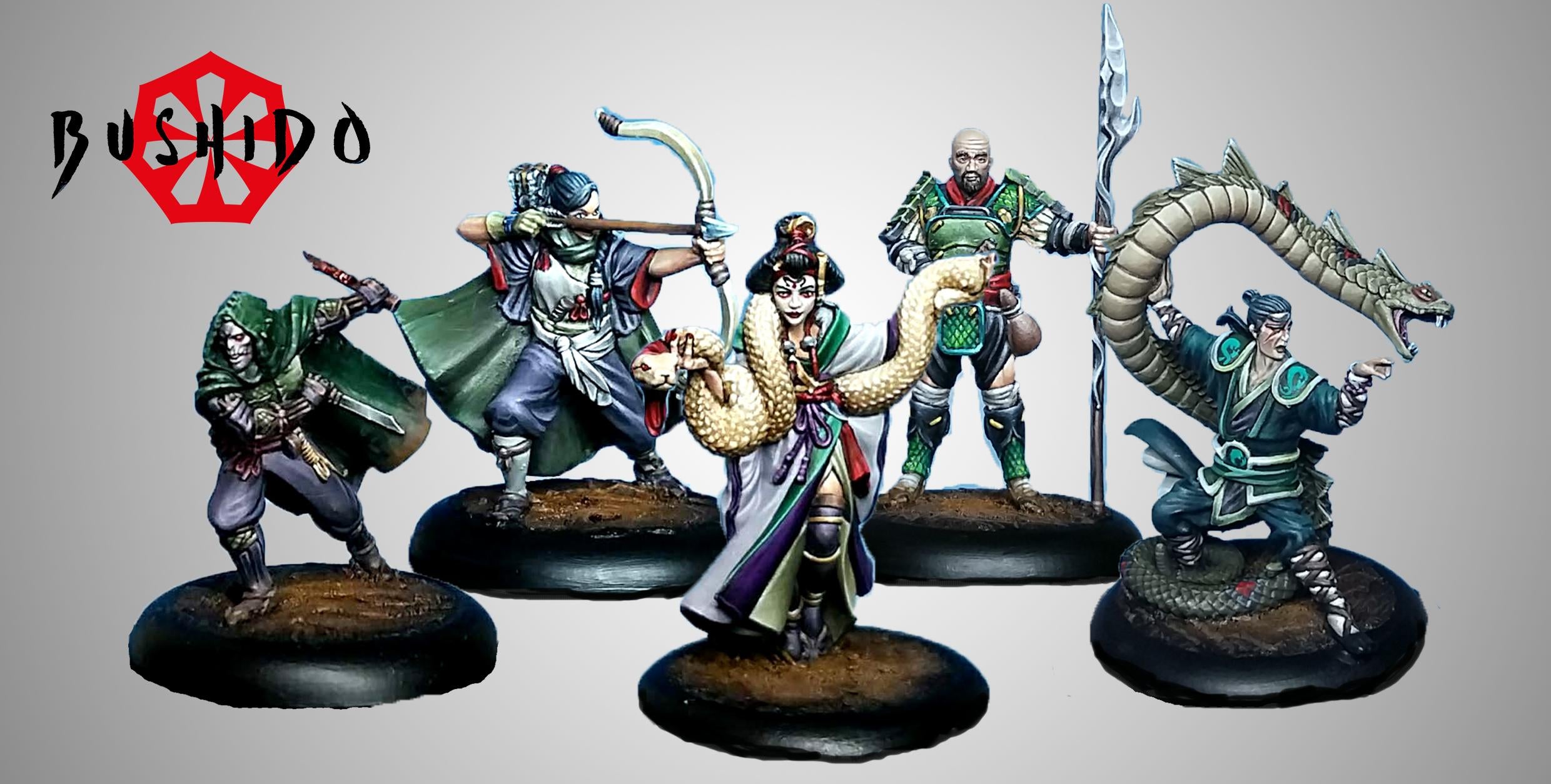 Bushido Ito Clan Faction Starter Set Painted Example