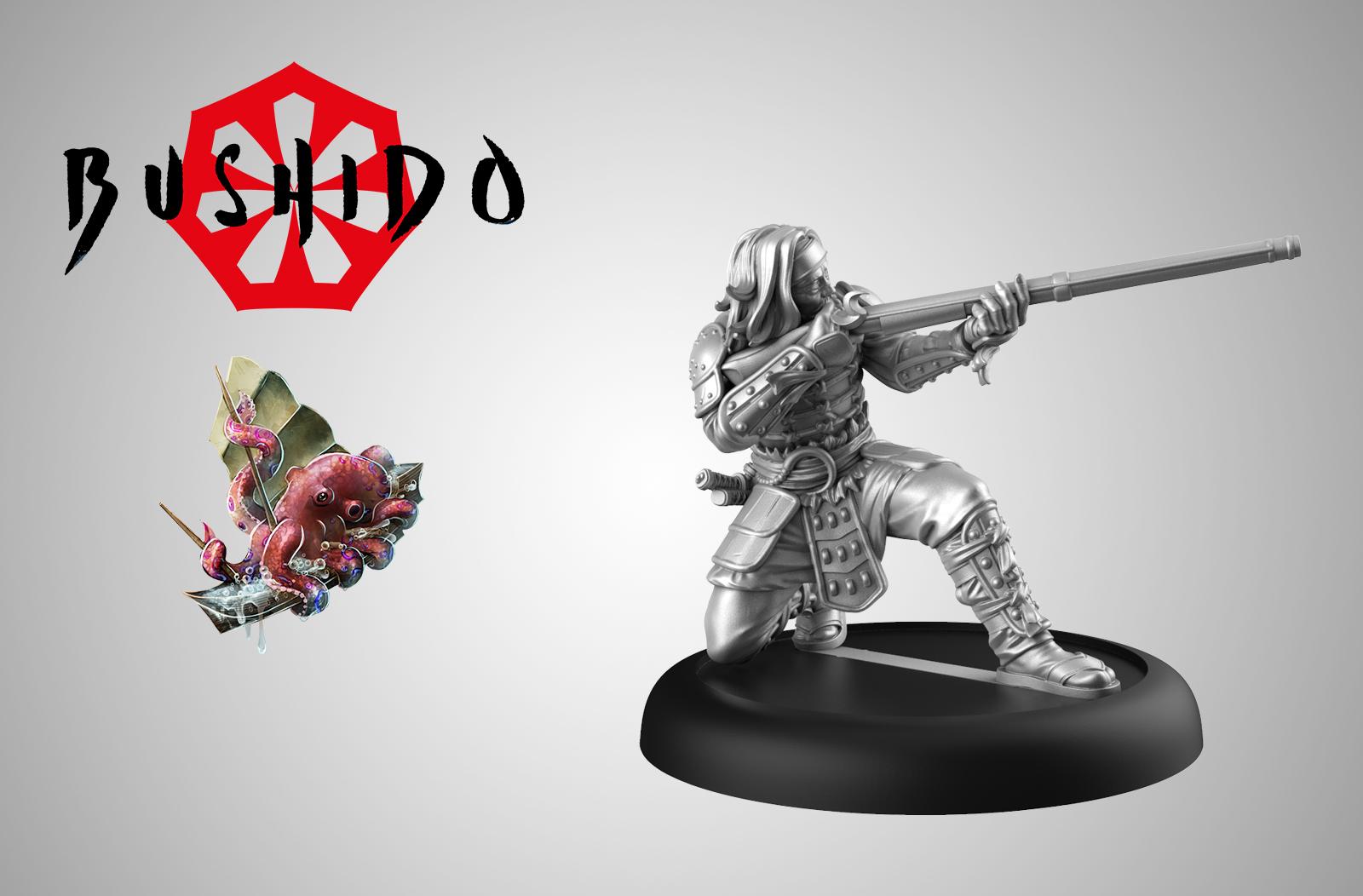 Bushido Jung Pirate Faction “Joben” Miniature Figure