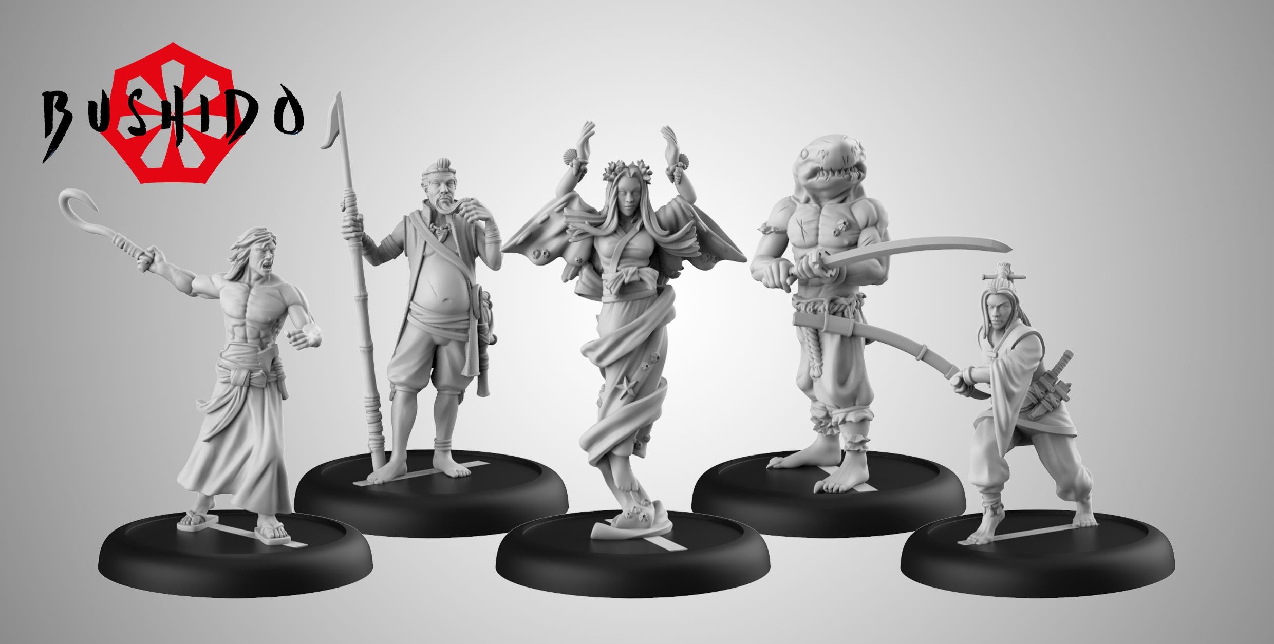 Bushido Jung Pirates Faction Starter Set Characters