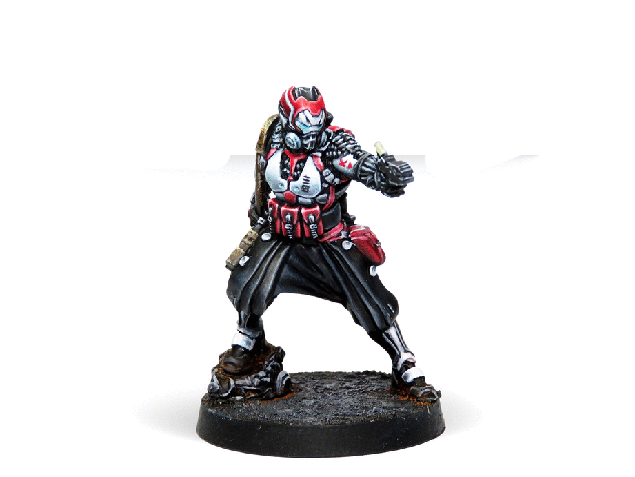 Infinity NA2-JSA Kaizoku Spec-Ops (Spitfire/Medikit) Miniature Game Figure By Corvus Belli