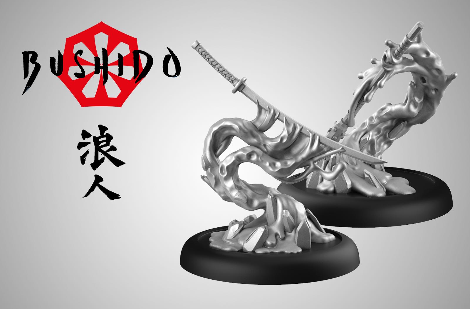 Bushido Kami Of Tempered Iron Miniature Figures