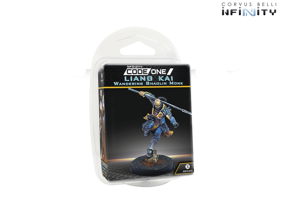 Infinity CodeOne Liang Kai Wandering Shaolin Monk Miniature Game Figure Blister Package
