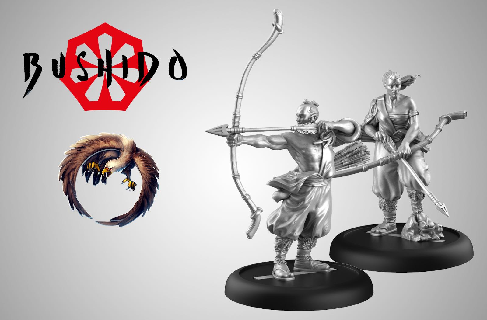 Bushido Shiho Clan “Loyal Kyudoka” Miniature Figures