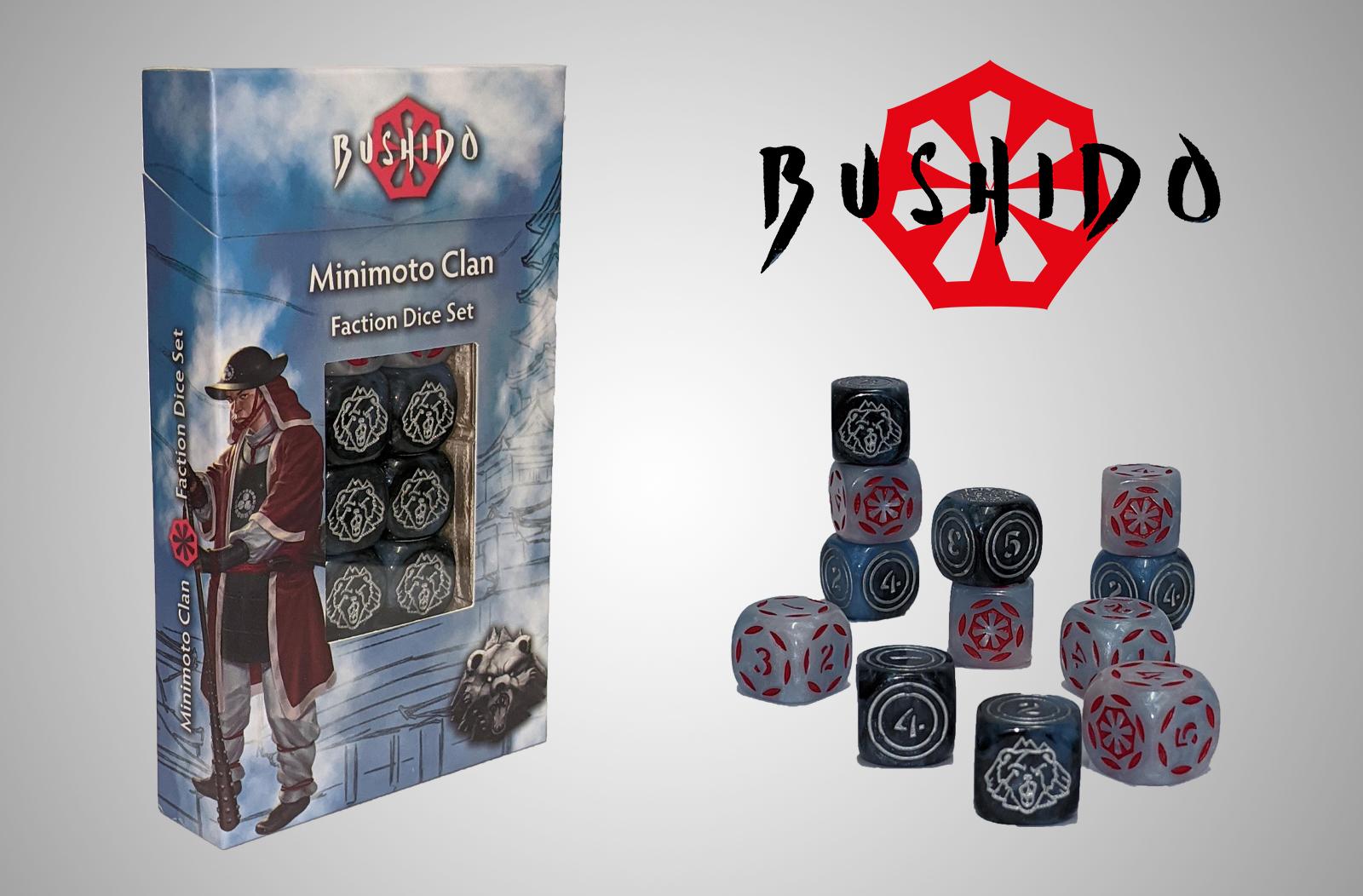 Bushido Minimoto Faction Dice Set