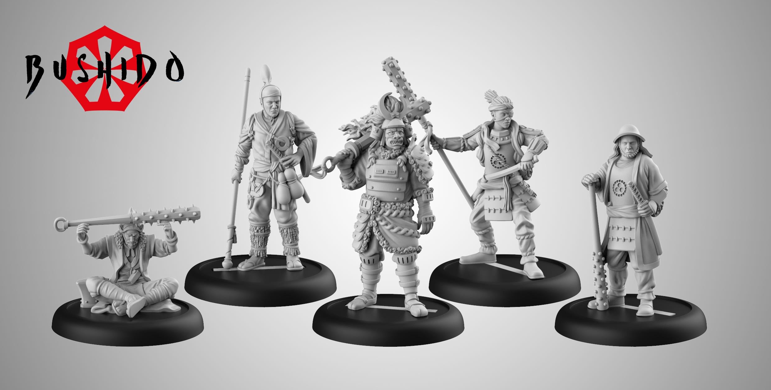 Bushido Minimoto Clan Faction Starter Set Characters