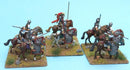 Late Roman Medium Cavalry 1/72 Scale Model Plastic Figures Painted Example Side View