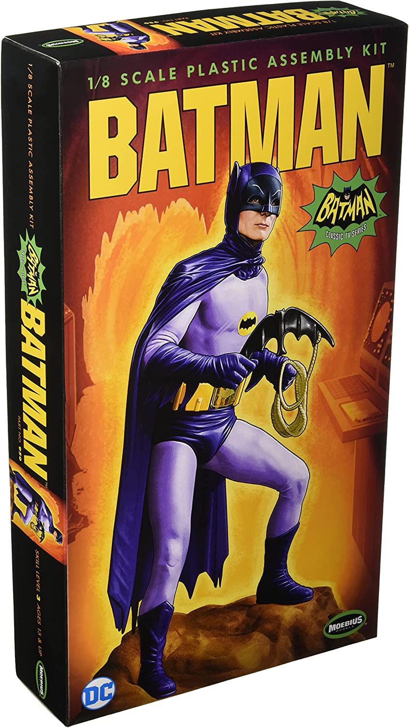 Moedius Models Batman 1966 Adam West 1/8 Scale Model Kit Box Front