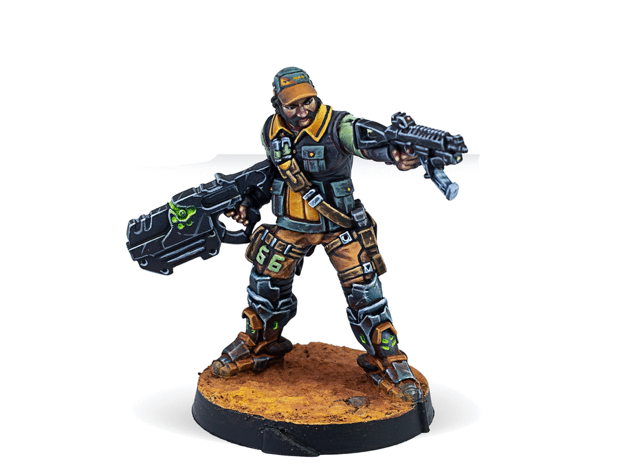 Infinity NA2 Monstruckers (Submachine Gun) Miniature Game Figure By Corvus Belli