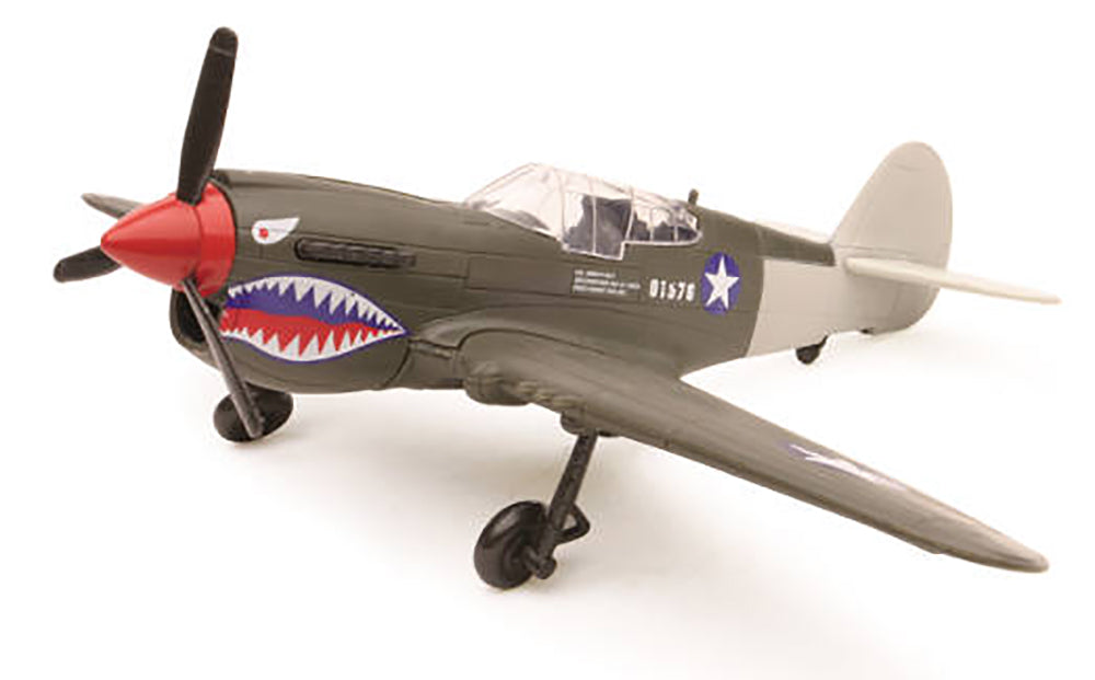 New Ray P-40 Warhawk Model Kit Close Up