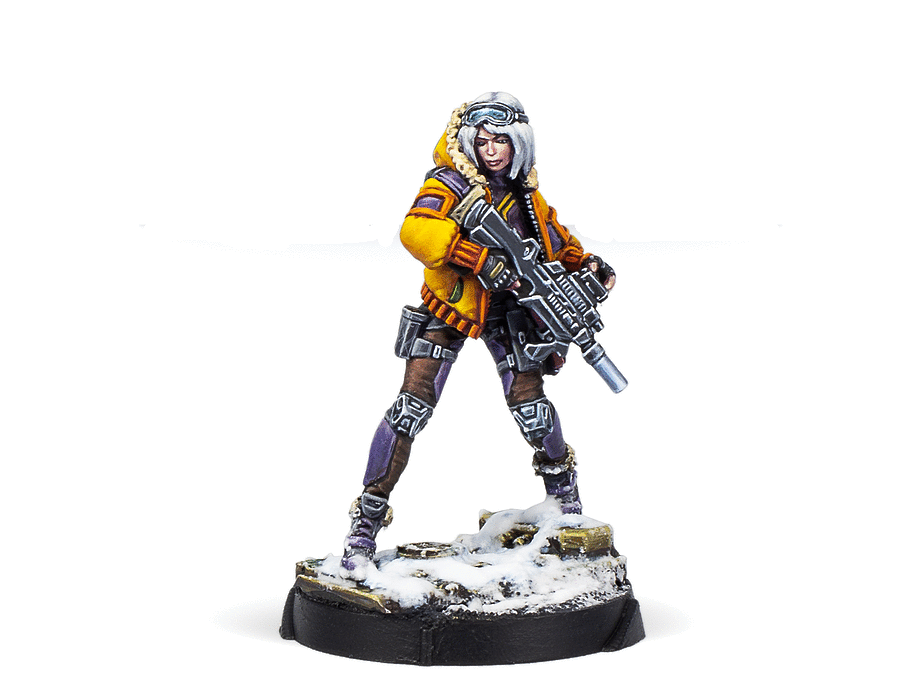 Infinity NA2 Oktavia Grímsdóttir, Icebreaker Harpooner Miniature Game Figure