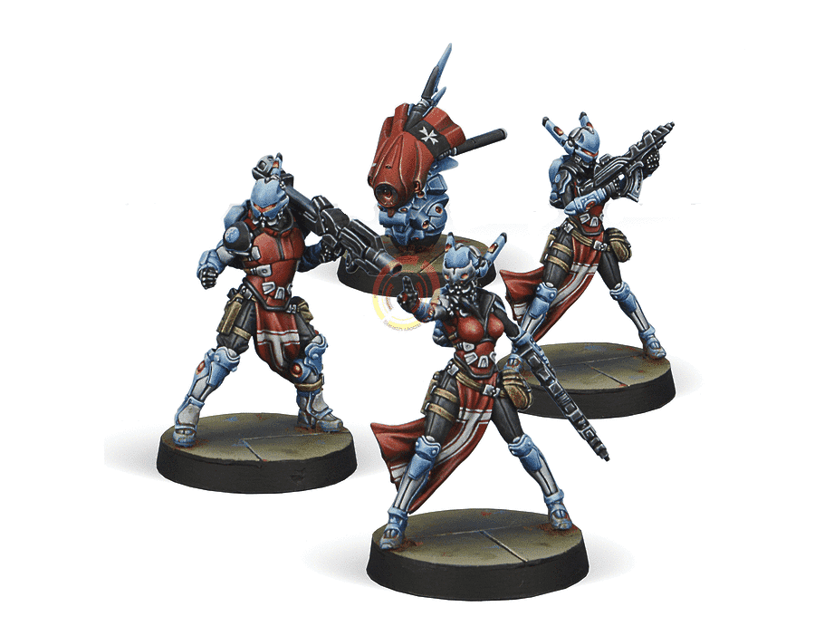 Infinity PanOceania Order Sergeants Miniature Game Figures
