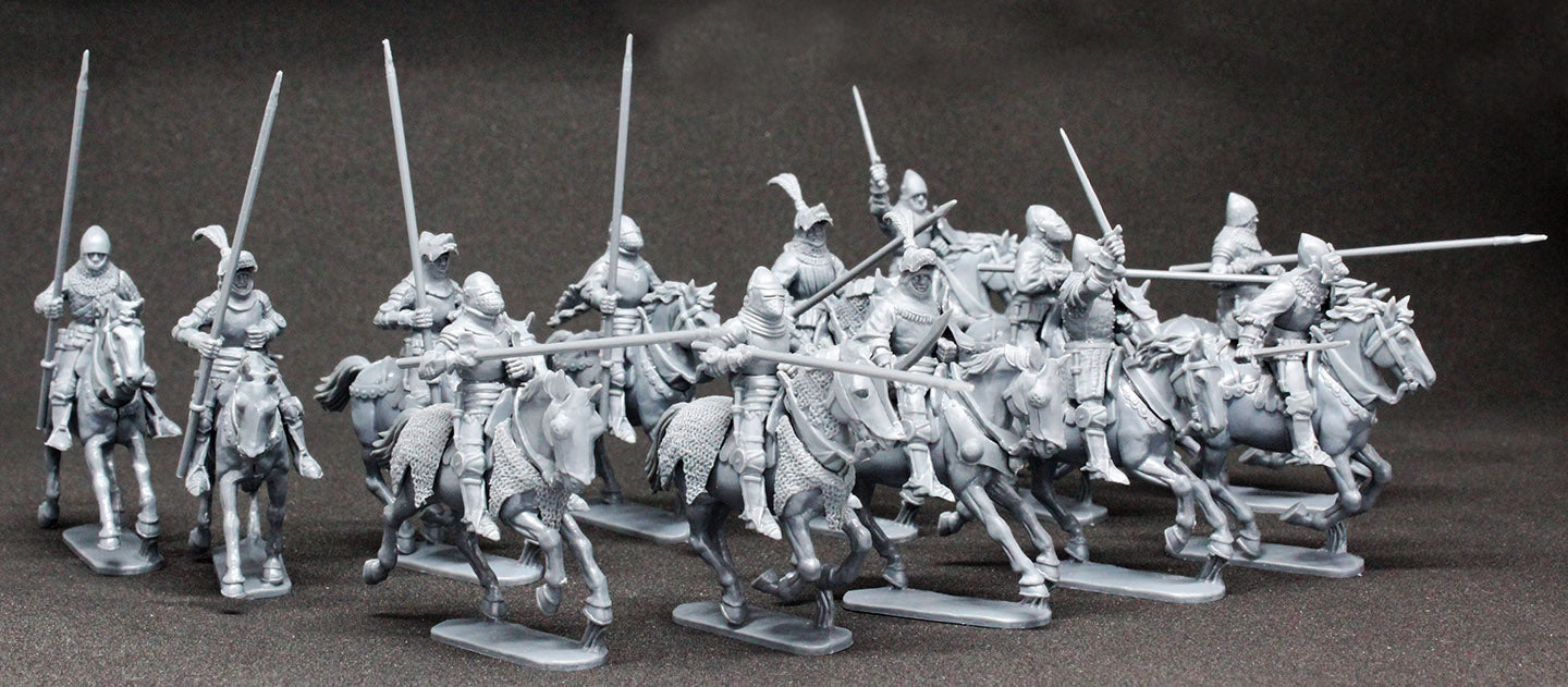 Perry Miniatures Agincourt Mounted Knights 1415–1429 28mm Scale Collectible Tabletop Miniatures Assembled