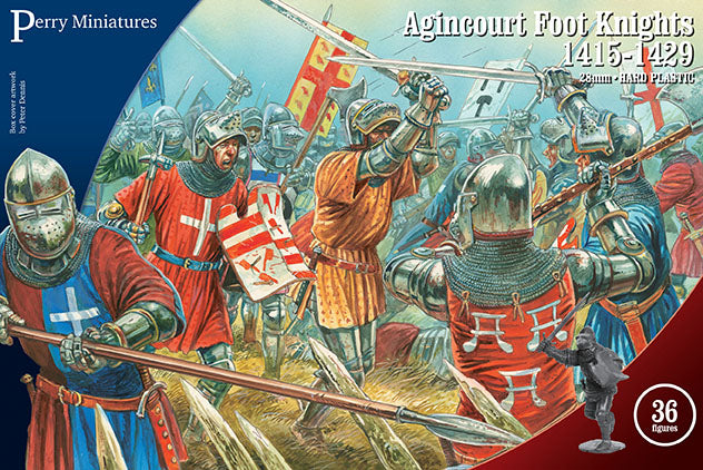 Perry Miniatures Agincourt Foot Knights 28mm plastic box set