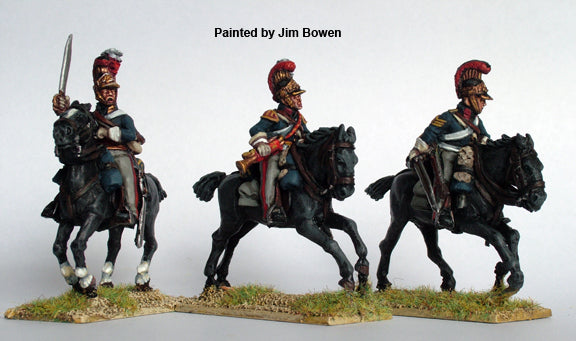 Perry Miniatures Napoleonic British Household Cavalry Command Galloping 28mm Metal Figures
