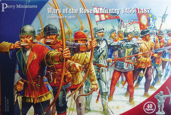 Perry Miniatures Wars of the Roses Infantry 1455-1487 28mm Box Art