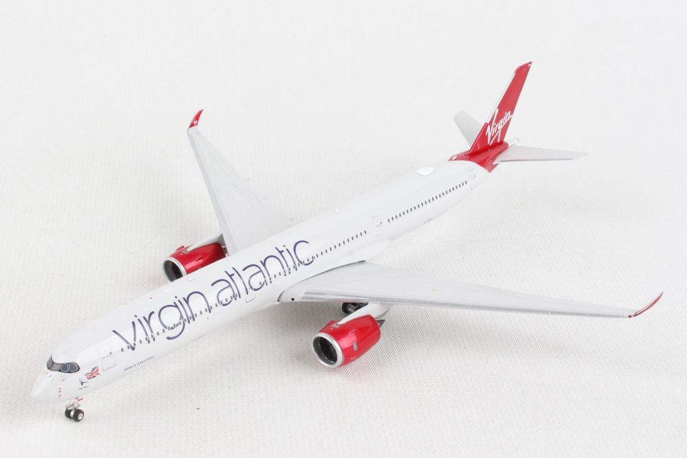 Airbus A350-1000 Virgin Atlantic (G-VPRD) 1:400 Scale Model Left Front View