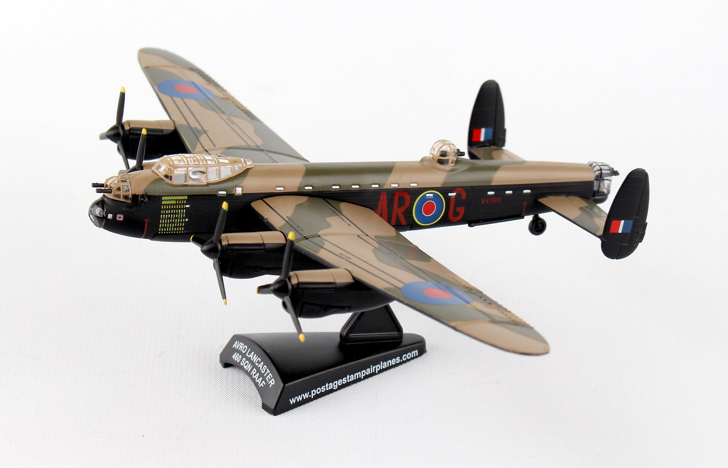 Avro Lancaster RAAF “G For George” 1/150 Scale Model By Daron Postage Stamp
