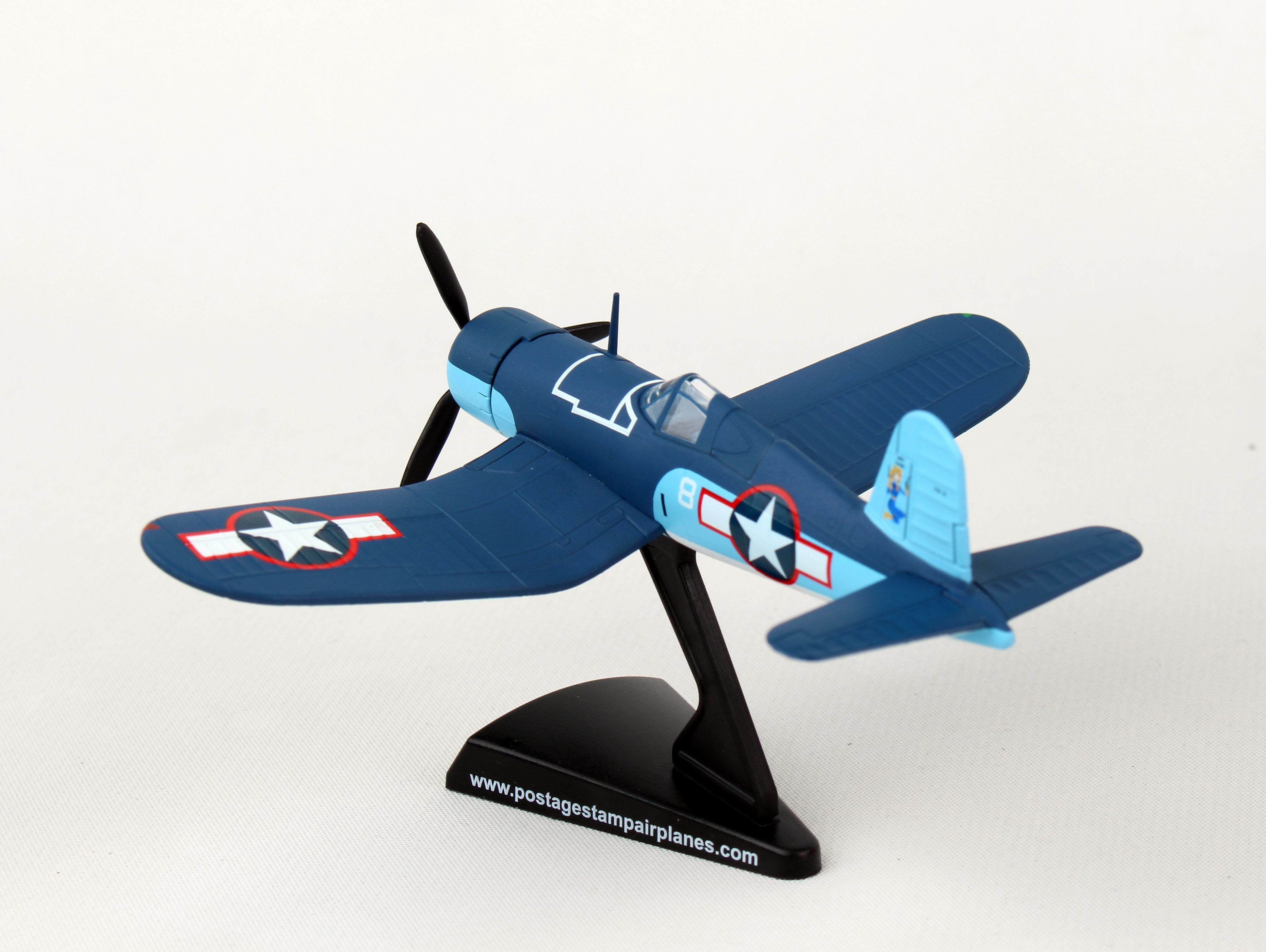 Vought F4U Corsair VMF-422 1/100 Scale Model Left Rear View