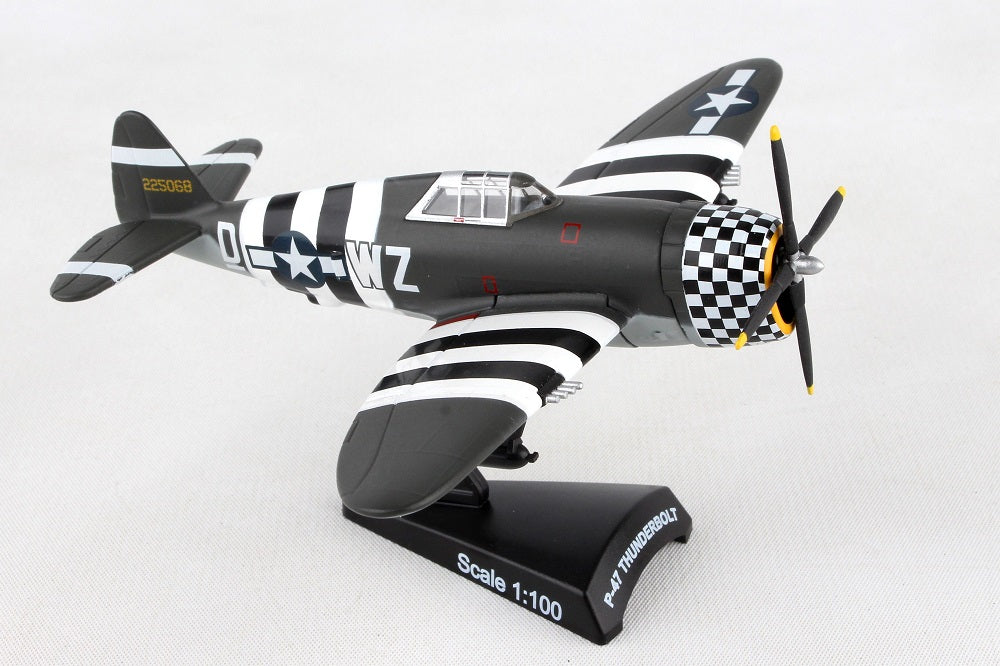 Republic P-47 Thunderbolt "SNAFU" 1944, 1/100 Scale Model By Daron Postage Stamp