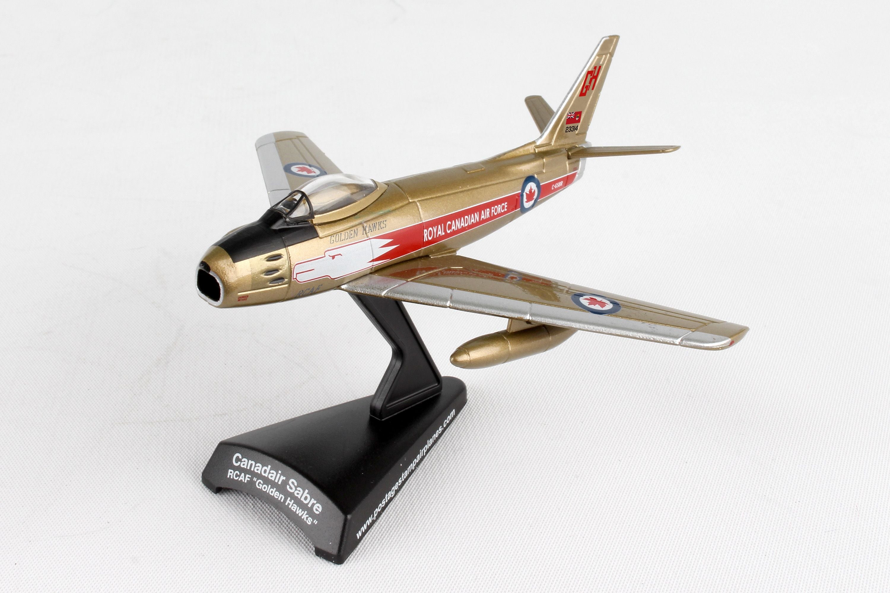 Canadair Sabre “Golden Hawks” Royal Canadian Air Force 1/110 Scale Model