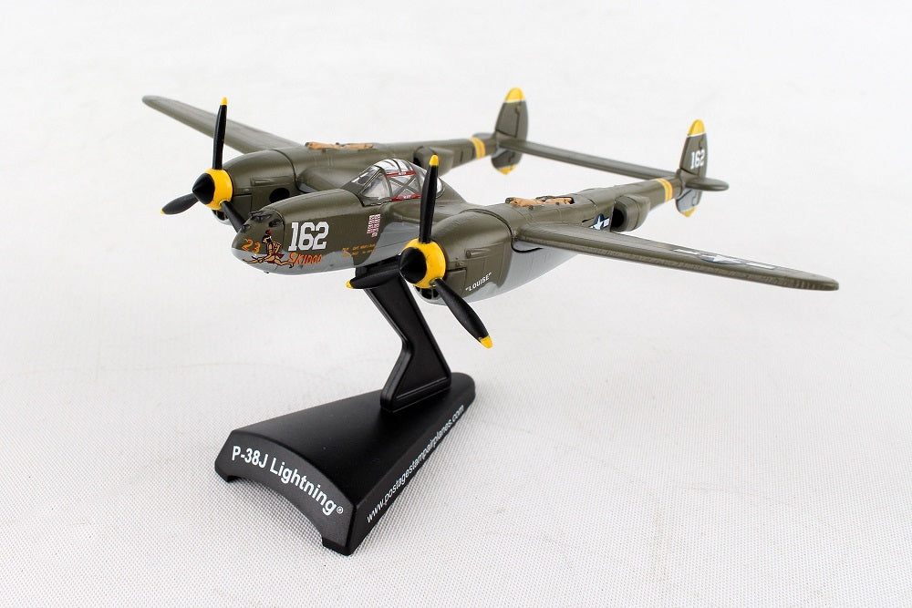 Lockheed P-38J Lightning “23 Skido” 1/115 Scale Model By Daron Postage Stamp