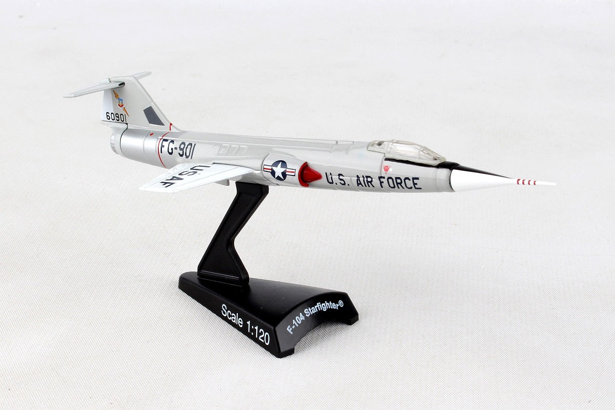 Lockheed F-104 Starfighter 479th TFW 1/120 Scale Model By Daron Postage Stamp Right Front View