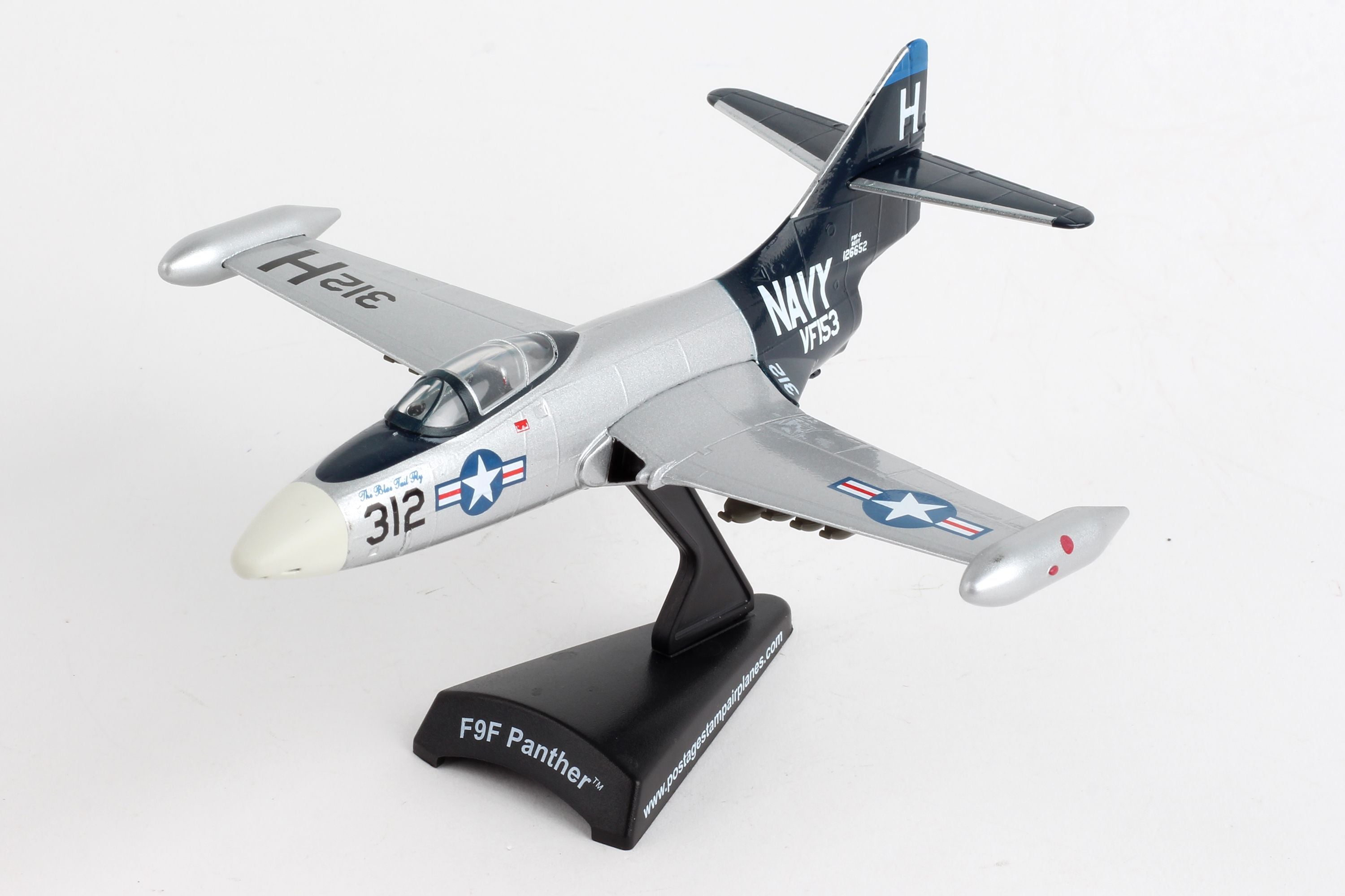 Grumman F9F Panther "The Blue Tail Fly", 1/100 Scale Model