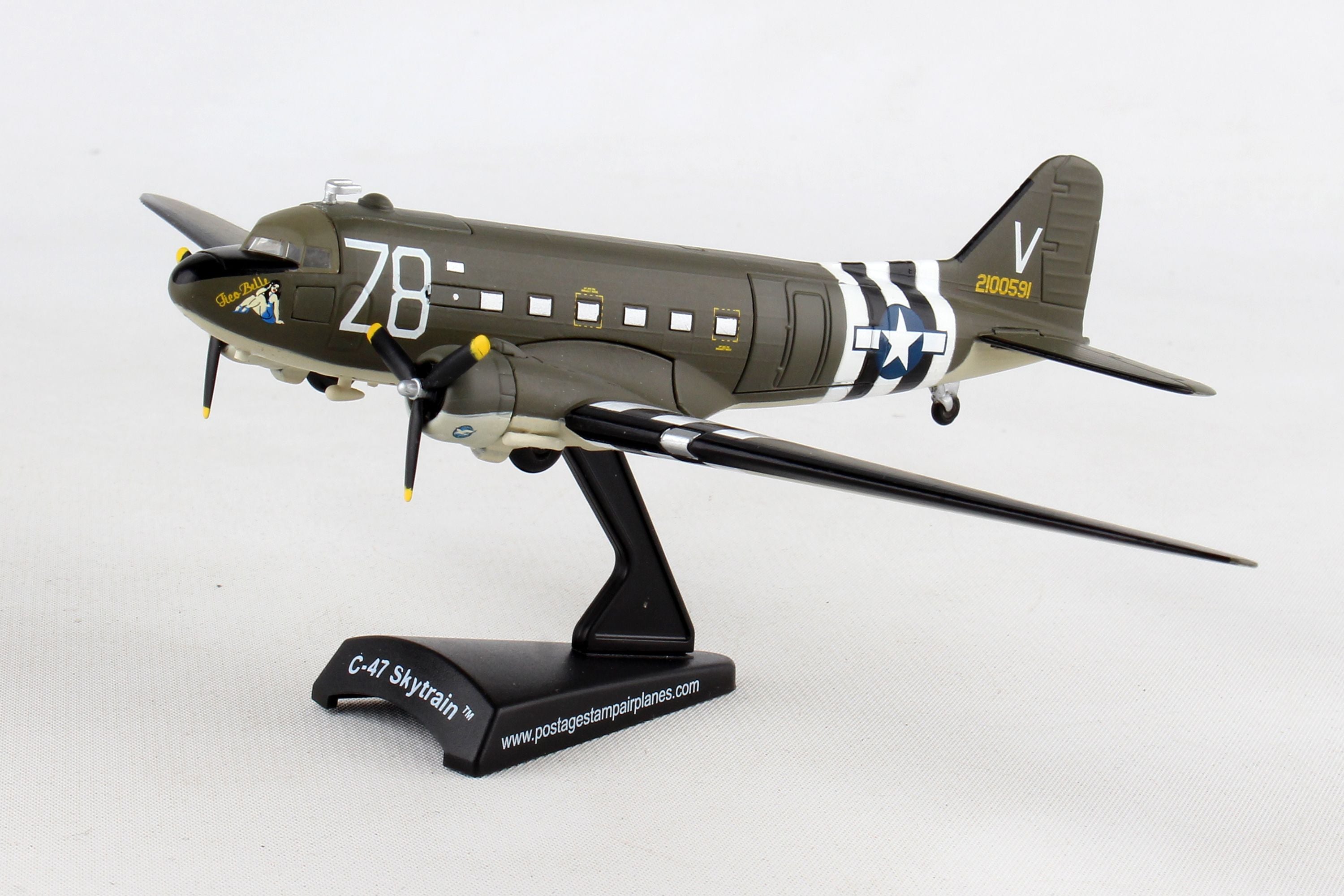 Douglas C-47 Skytrain “Tico Belle” 1/144 Scale Model