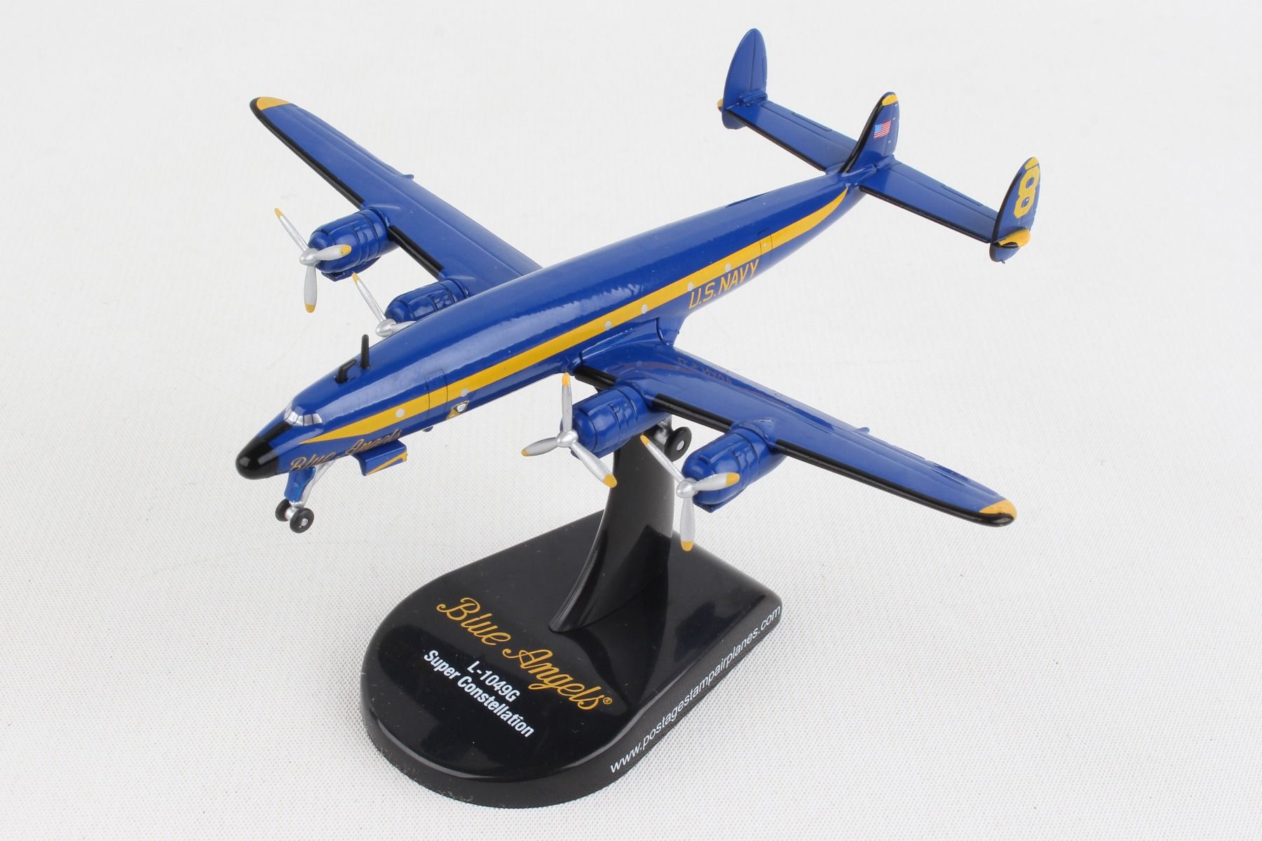 Lockheed C-121J (L-1049) Super Constellation Blue Angels 1/300 Scale Model