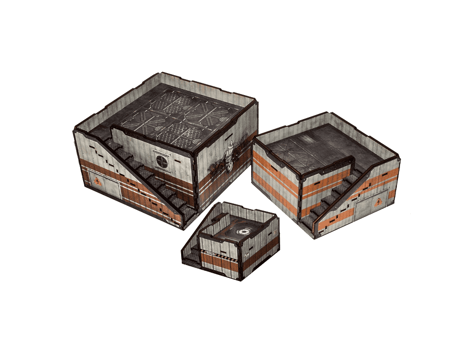 Infinity Q-Building Beta Miniature Game Scenery Set