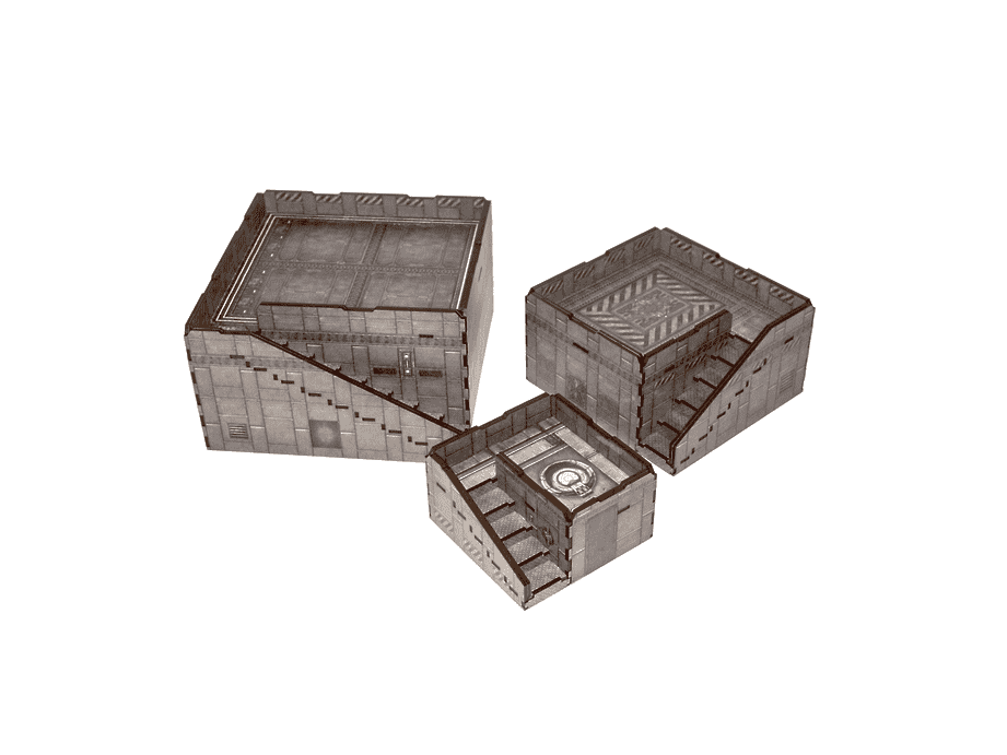 Infinity Q-Building Gamma Miniature Game Scenery Set