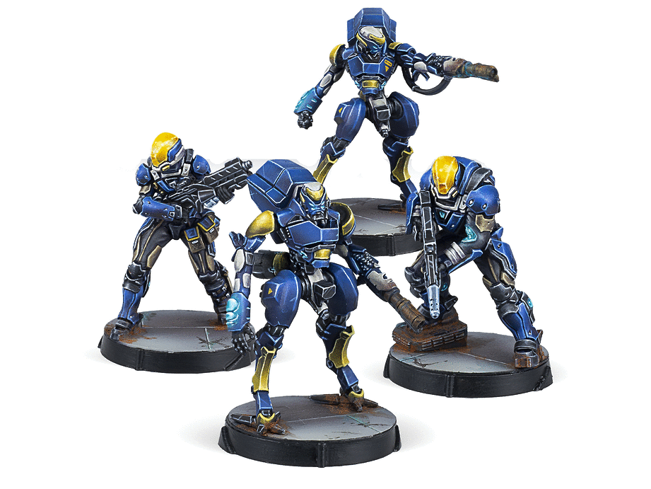Infinity O-12 Raptor Boarding Squad Miniature Game Figures