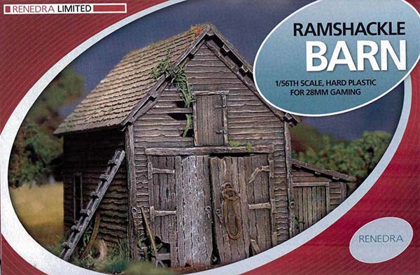 Renedra Ramshackle Barn 28mm Scale Scenery