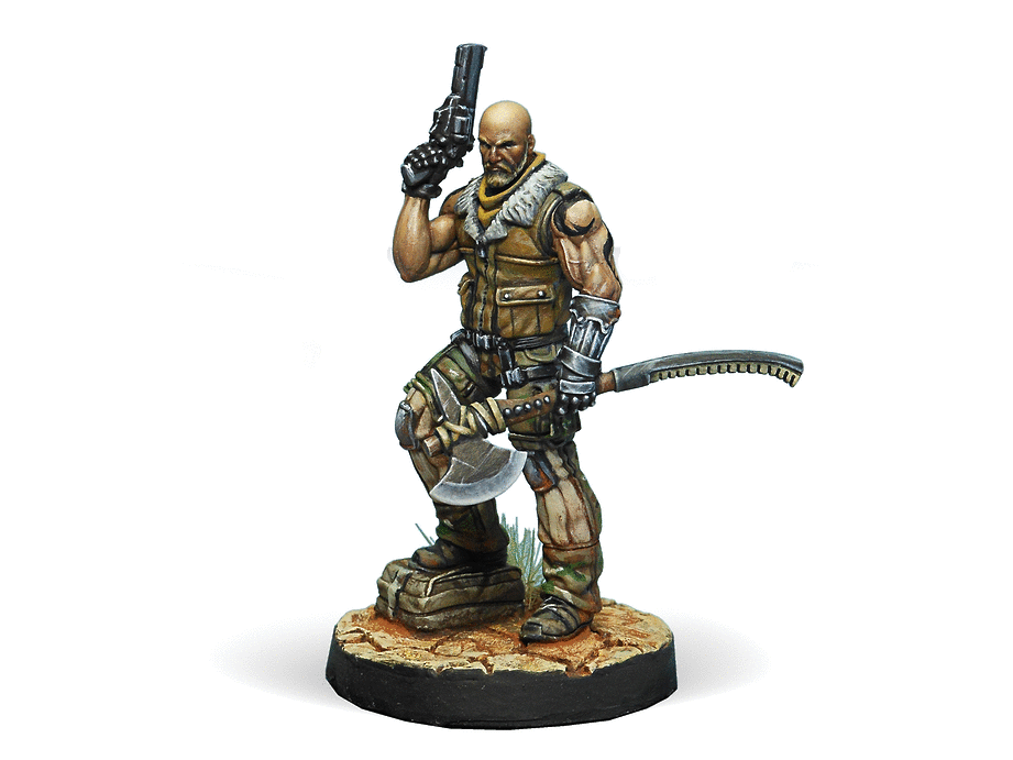 Infinity Ariadna Roger Van Zant, Capt. 6th Airborne (Heavy Pistol, AP CCW) Miniature Game Figures