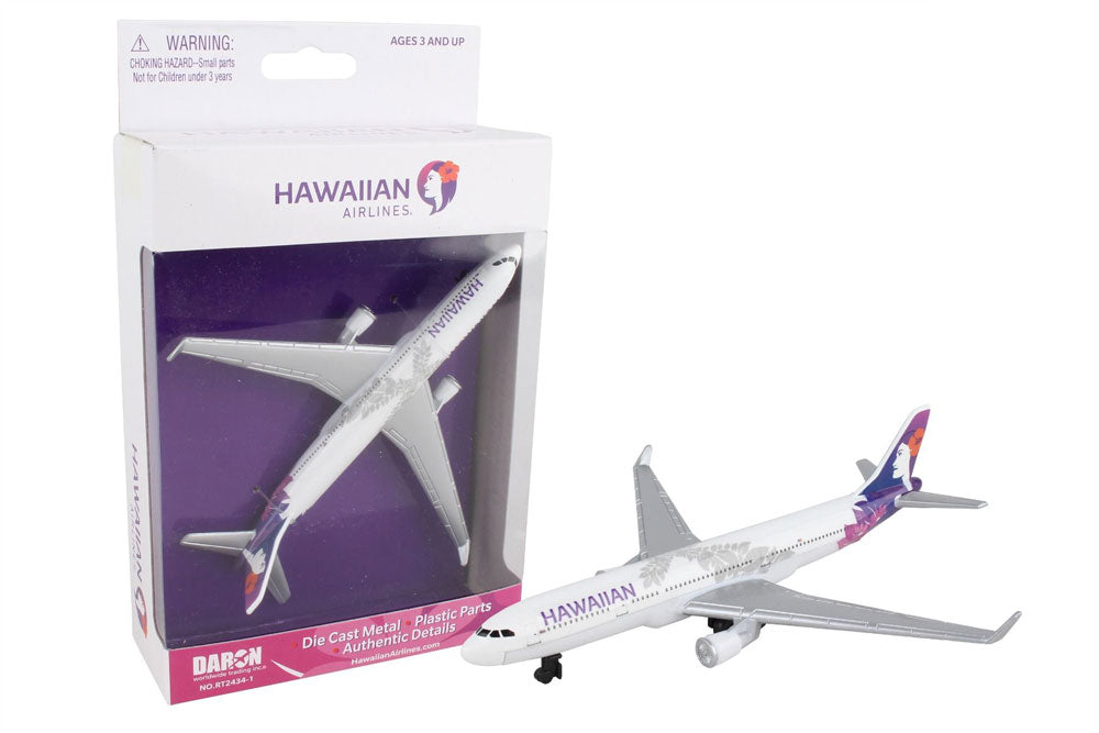 Hawaiian Airlines Diecast Aircraft Toy By Daron
