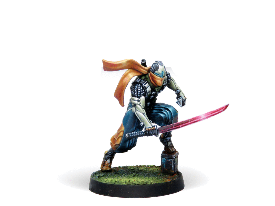 Infinity NA2 Saito Tōgan Mercenary Ninja (Combi Rifle) By Corvus Belli