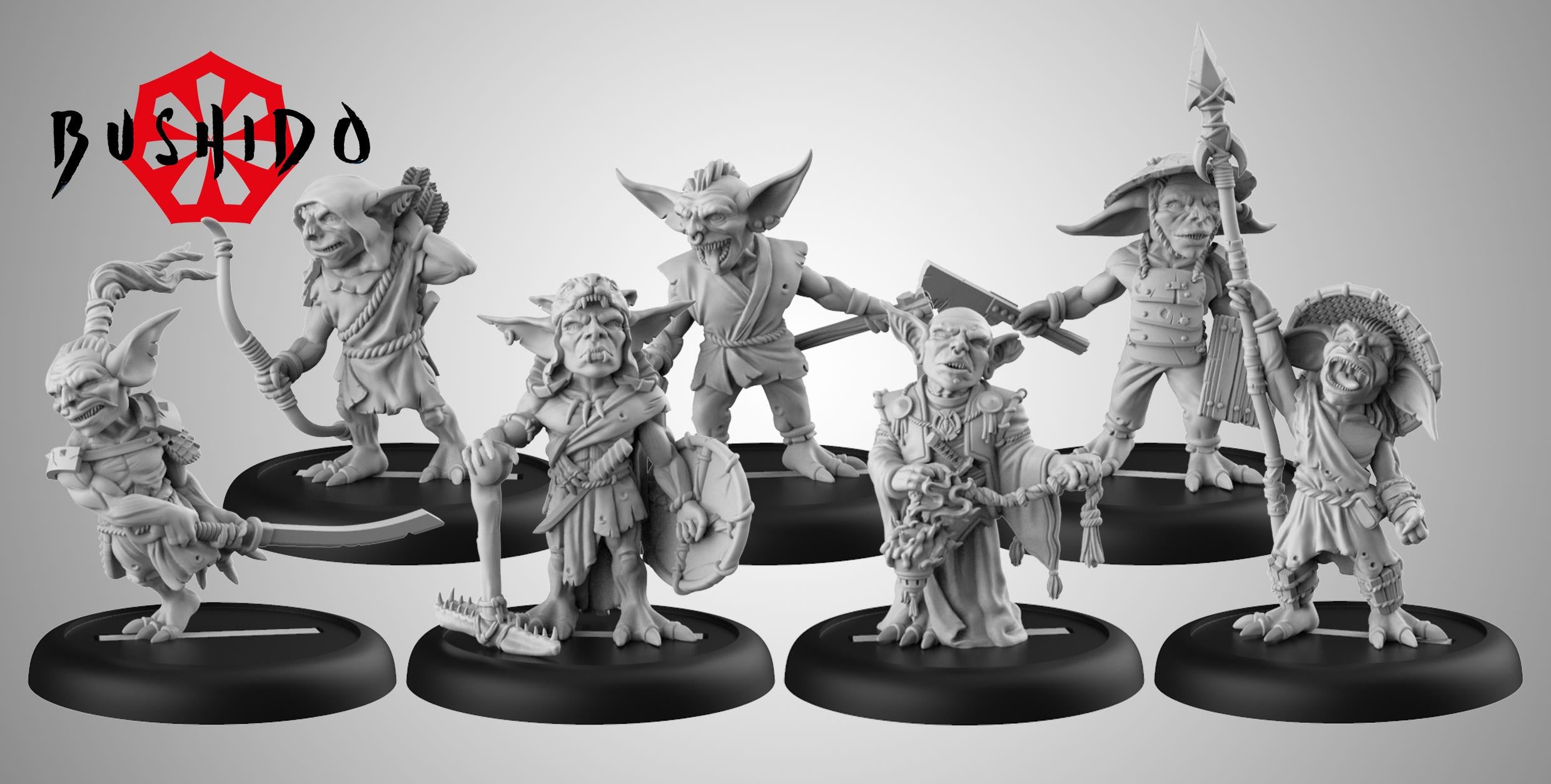 Bushido The Savage Wave Faction Starter Set Example Figures