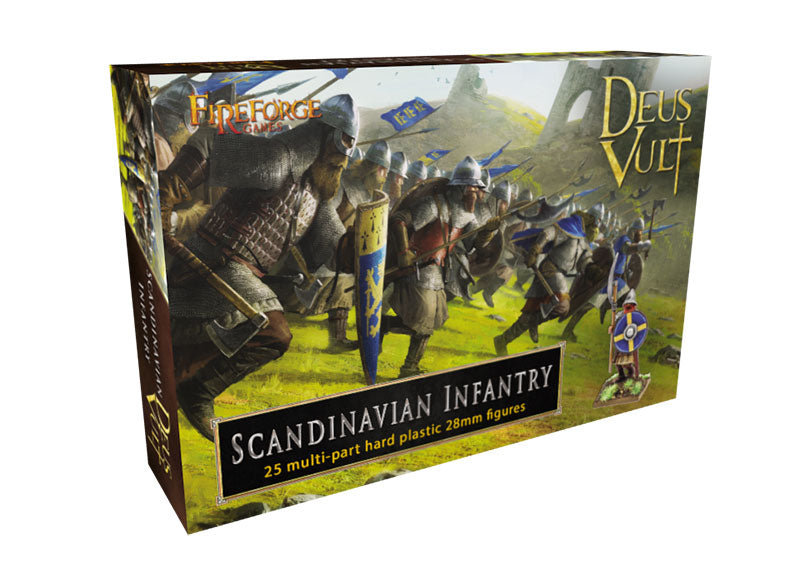 Scandinavian Infantry12th/13th Century, 28mm Model Figures By Fireforge Games