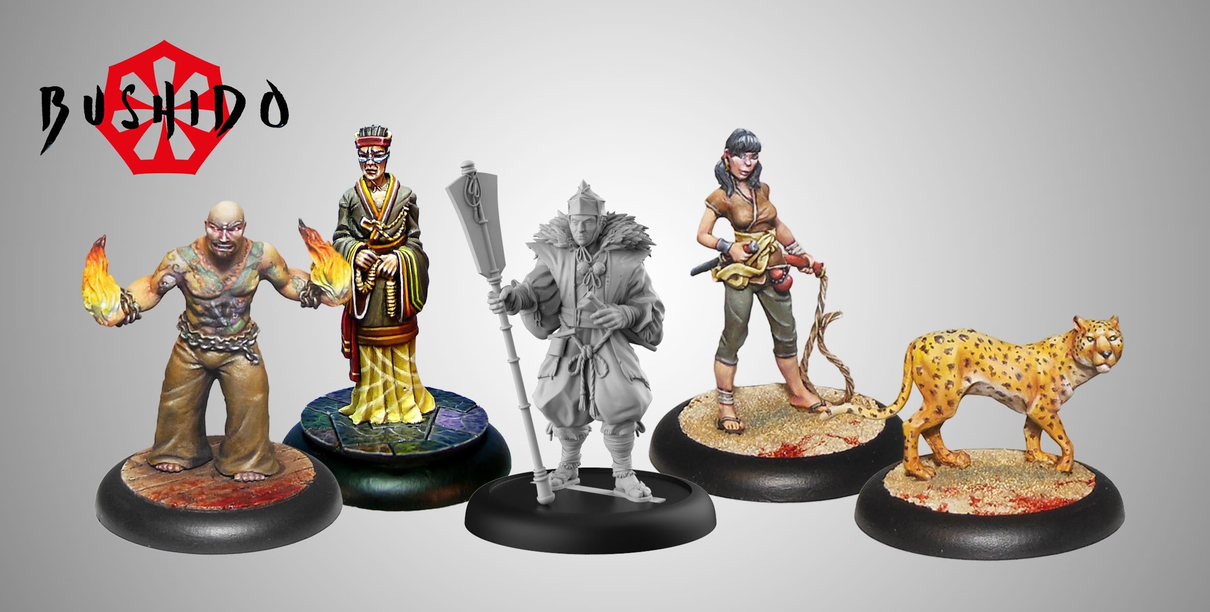 Bushido Silvermoon Trade Syndicate Faction Starter Set Characters