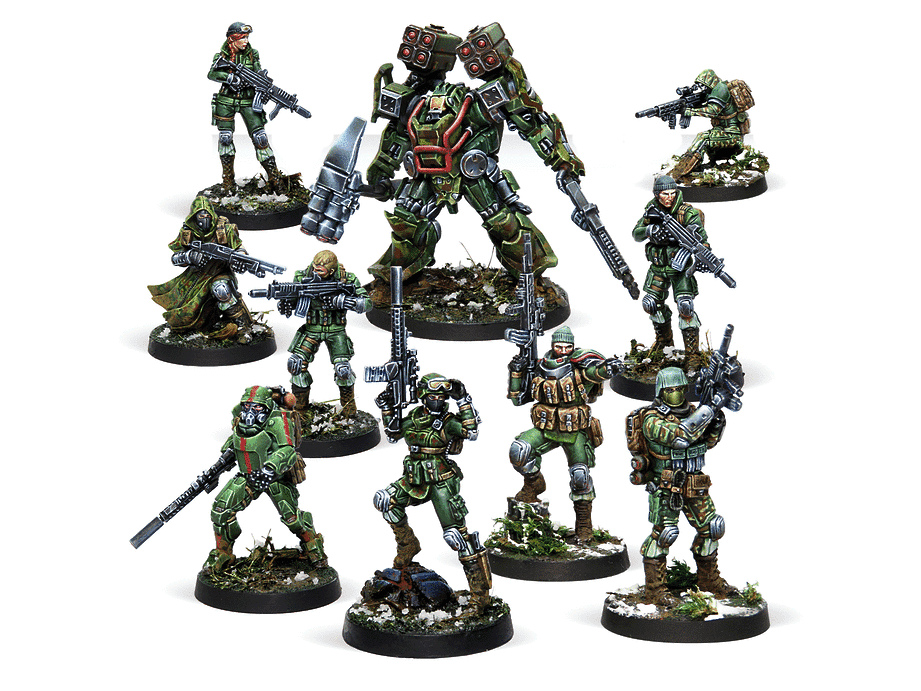 Infinity Ariadna Tartary Army Corps Action Pack Miniature Game Figures