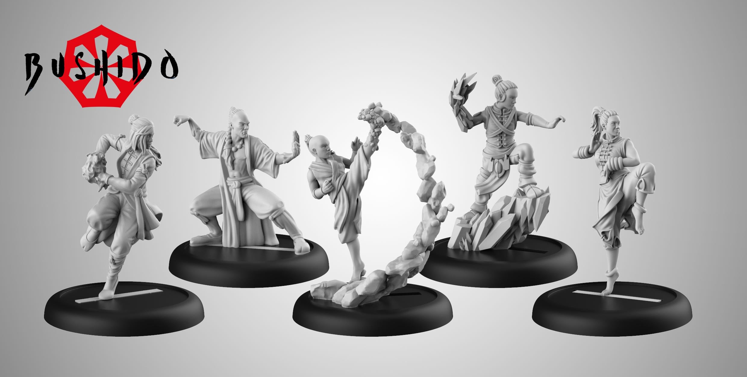 Bushido Temple Of Ro-Kan Faction Starter Set Characters