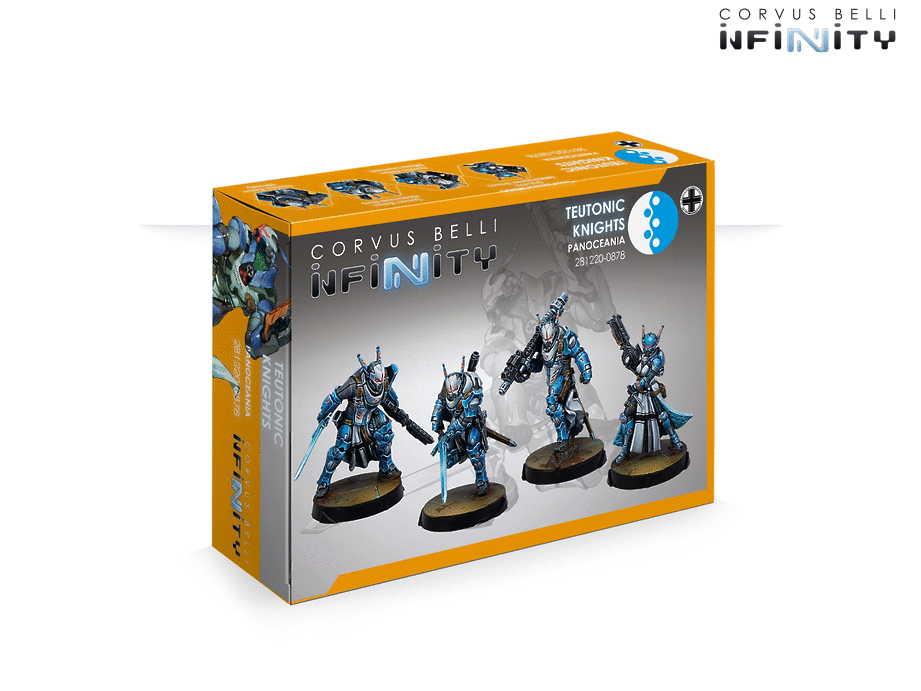 Infinity PanOceania Teutonic Knights Miniature Game Figures Box