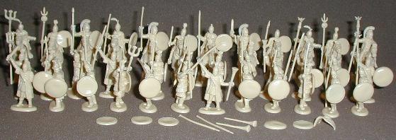 Carthaginian Command & Cavalry 1/72 Scale Plastic Model Figures Set Example