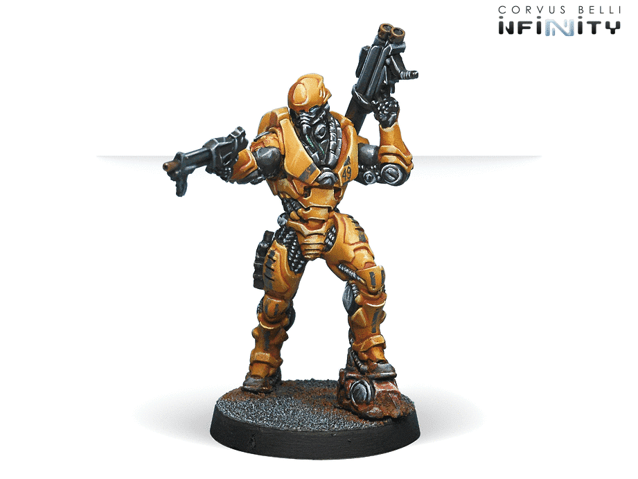 Infinity Wú Míng Assault Corps Miniature Game Figures Light Shotgun
