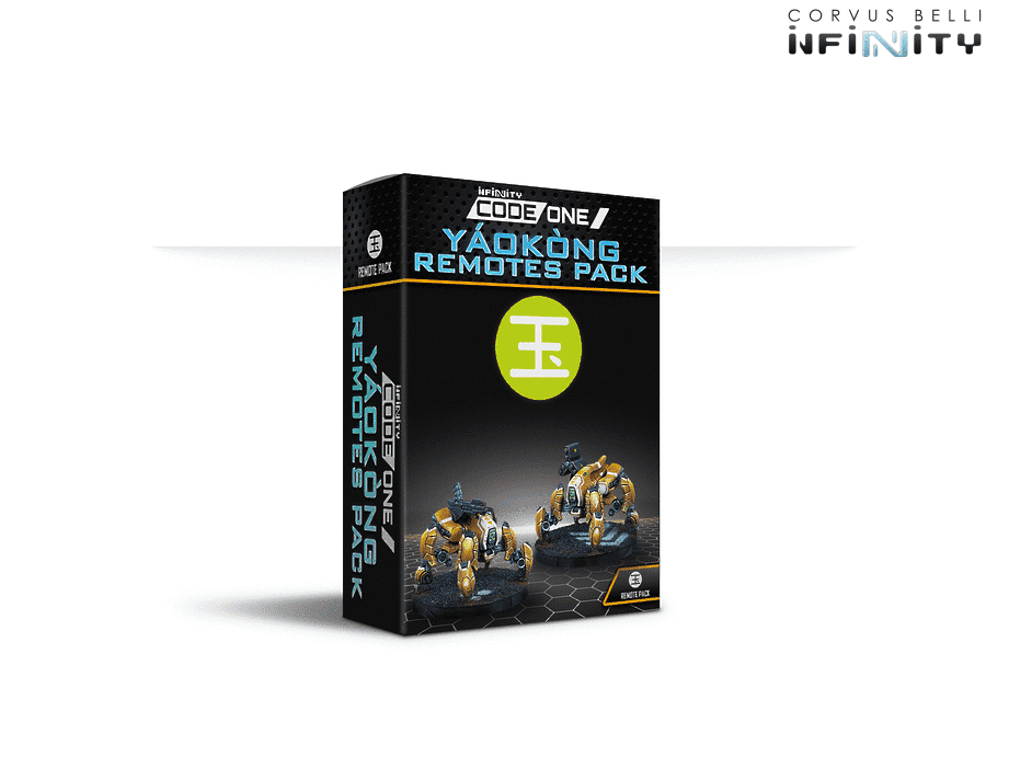 Infinity CodeOne Yu Jing Yaokong Remotes Pack Miniature Game Figures Box
