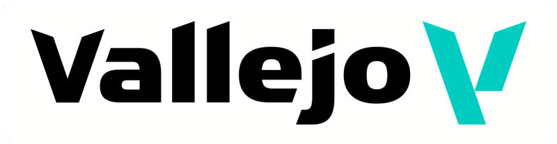 Vallejo Acrylic Paints Logo for Miniatures and Scale Model Hobby Painting