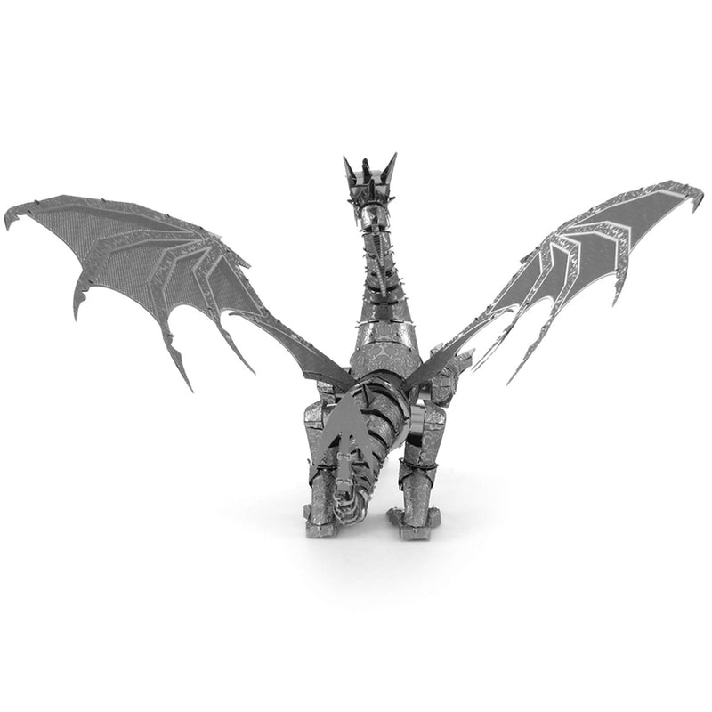 Silver Dragon Metal Earth Model Kit Rear View