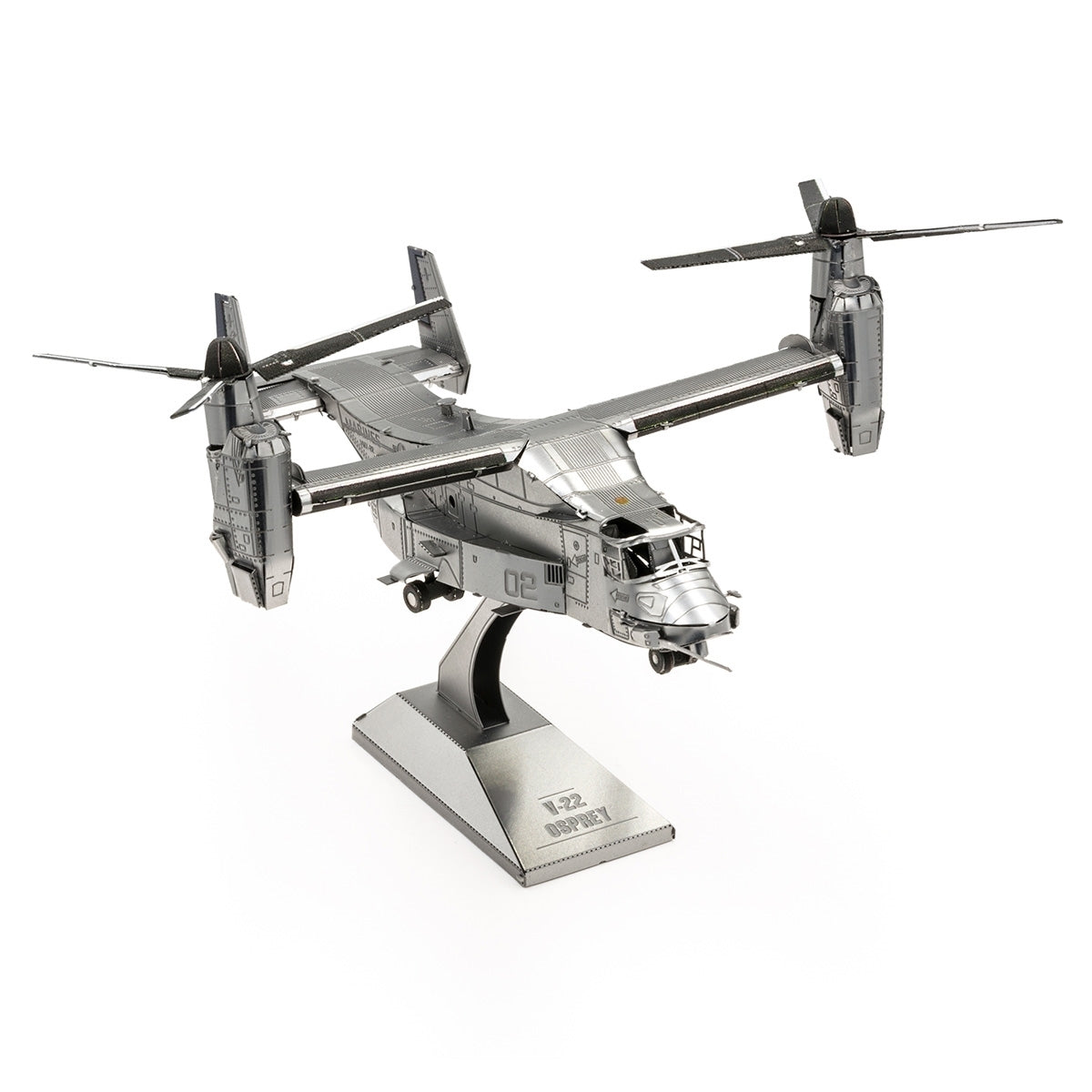 V-22 Osprey Metal Earth Model Kit Front View